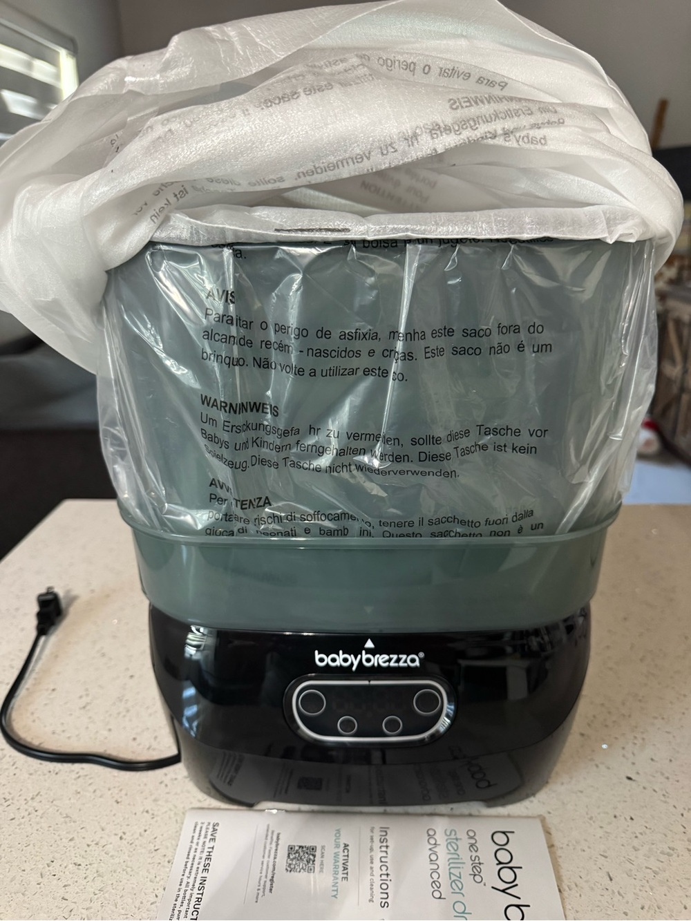 Baby Brezza Black Electric Baby Bottle Sterilizer - Picture 7 of 12